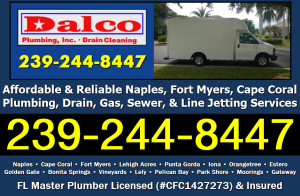Naples - Cape Coral - Fort Myers Plumbing , Drains, Gas, Slab Leaks, Camer Inspections