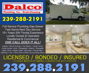 Naples - Cape Coral - Fort Myers Plumbing , Drains, Gas, Slab Leaks, Camer Inspections,Jetting