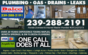 Naples - Cape Coral - Fort Myers Plumbing , Drains, Gas, Slab Leaks, Camer Inspections,Jetting